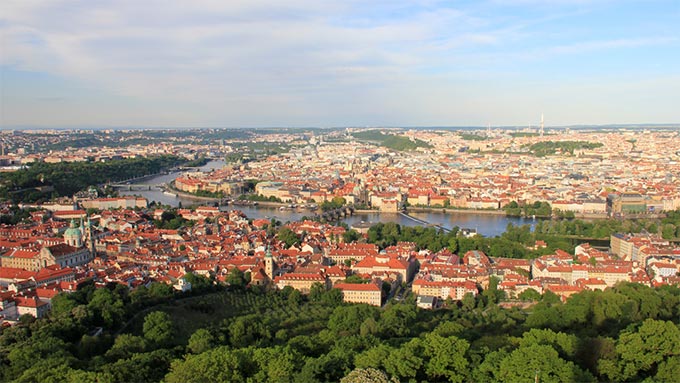 Aussicht über Prag