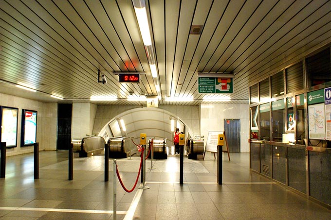 Metrostation in Prag